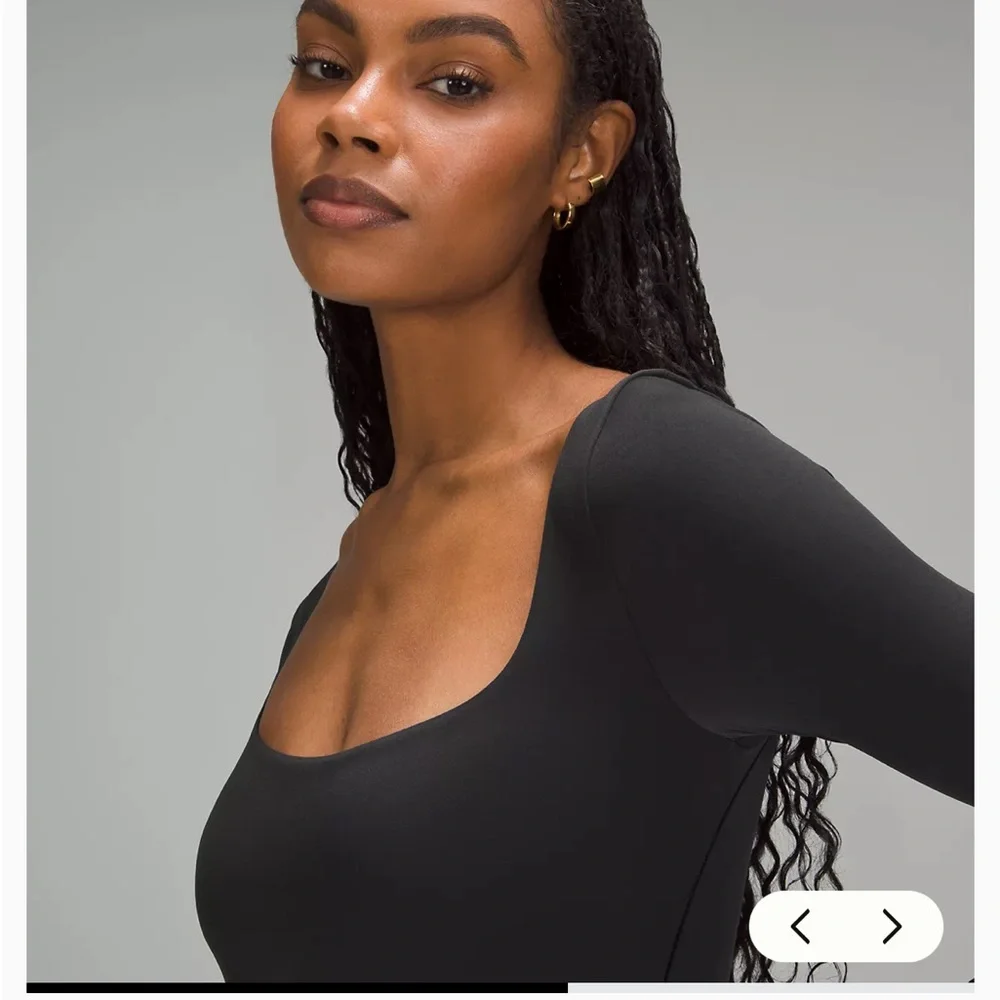 lululemon Wundermost Ultra-Soft Nulu Square-Neck Long-Sleeve Bodysuit - Picture 3 of 7